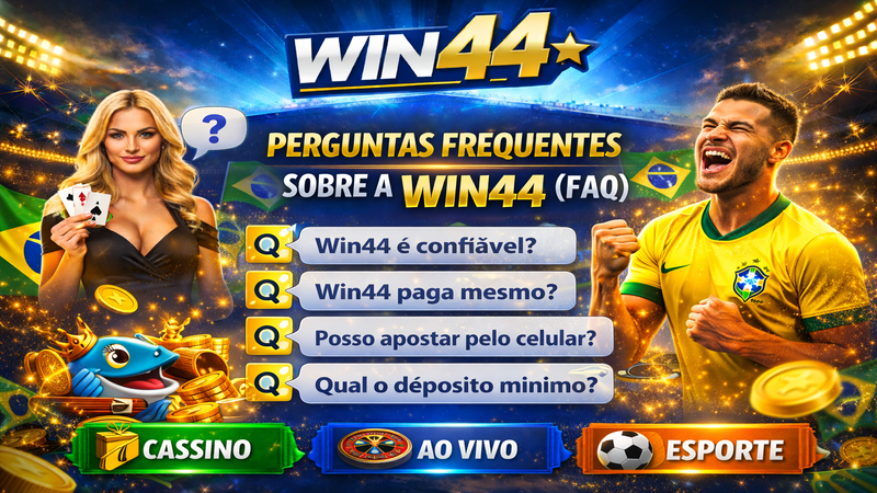 Perguntas Frequentes Sobre a Win44 (FAQ)