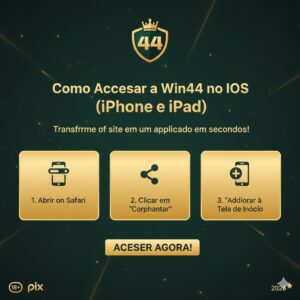 Como Acessar a Win44 no iOS (iPhone e iPad)